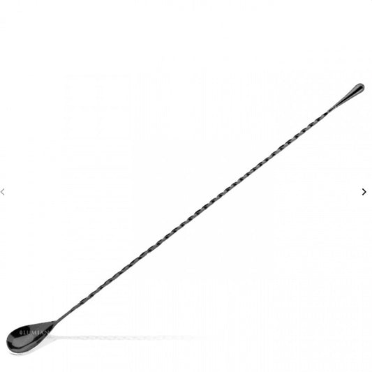 Teardrop Bar Spoon Black 40cm