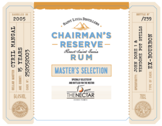 Chairman's Reserve Master's Selection 15 years